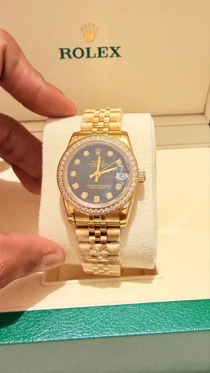 Rolex Lady Datejust Cravejado  - Foto 2