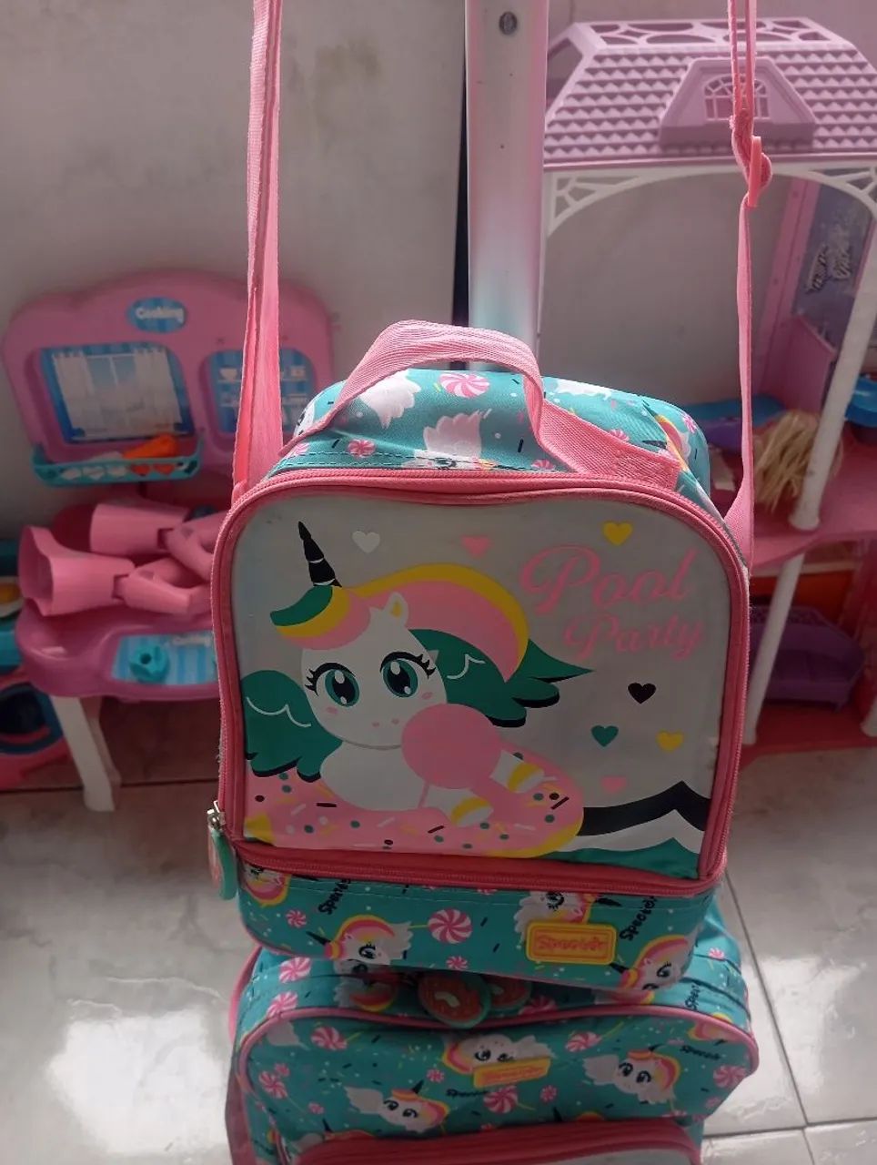 Kit mochila infanto juvenil - Foto 4