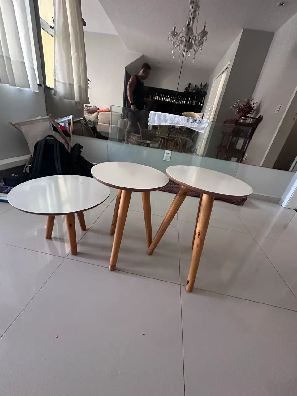 Conjunto de mesas de apoio - Foto 2