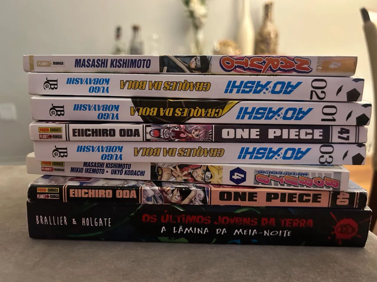 Kit Mangás Shonen - Naruto, One Piece e Ao Ashi