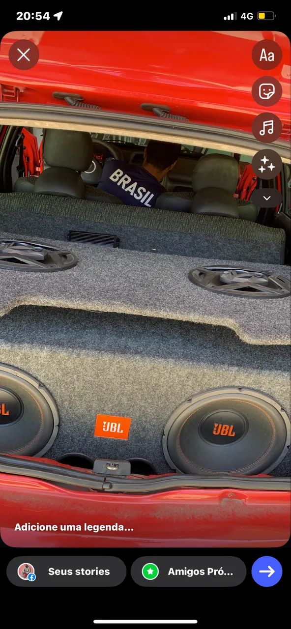 Par de subwoofer 12? Jbl no box