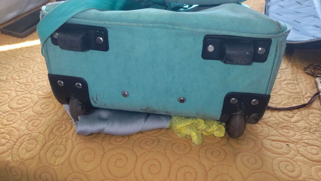 Mochila verde água  - Foto 4