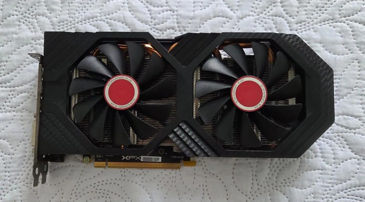 Placa de vídeo XFX 8GB RX 580