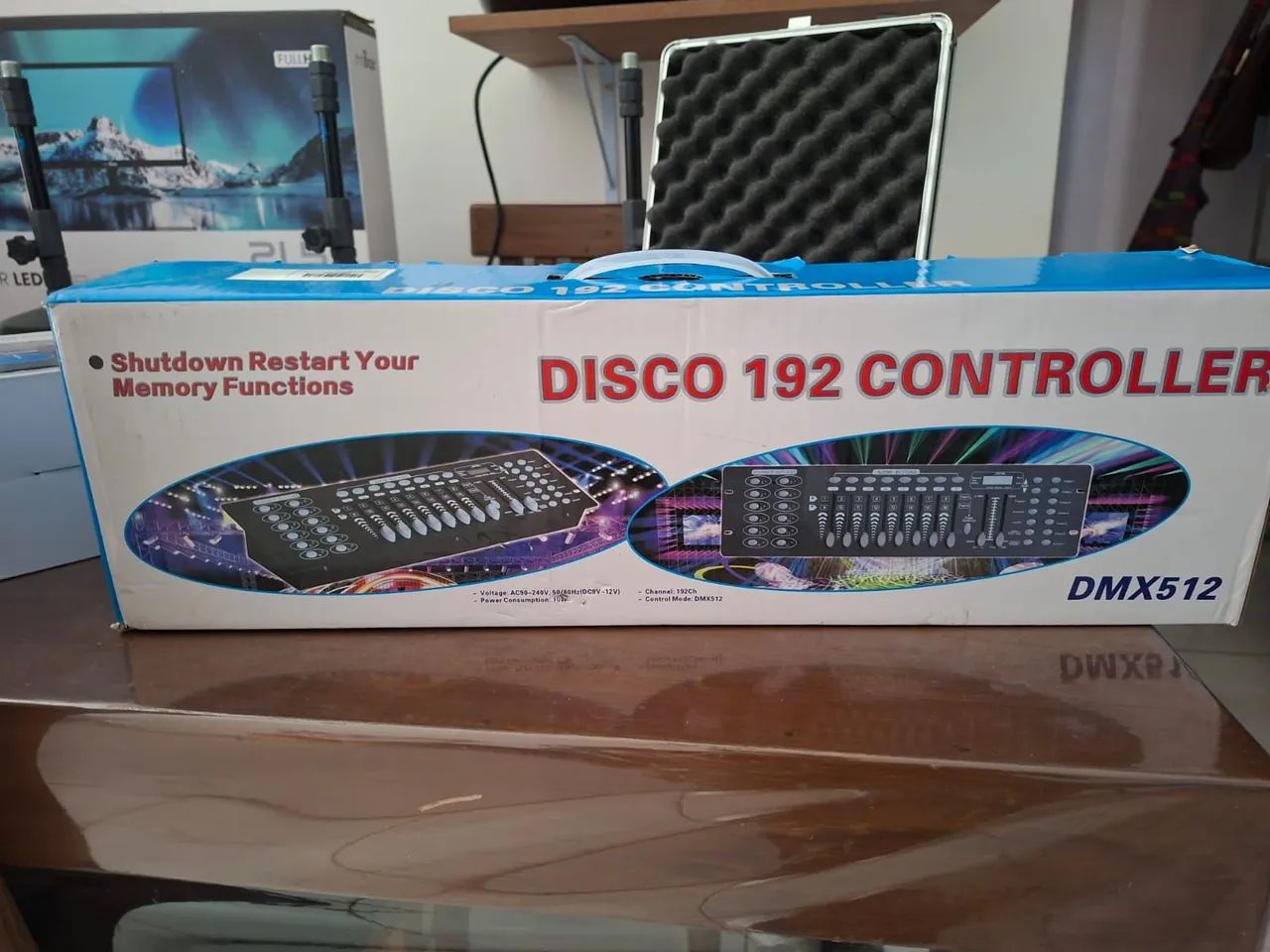 Mesa controladora de som DMX 192