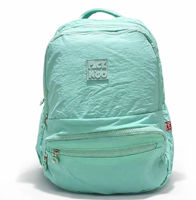 mochila verde nova