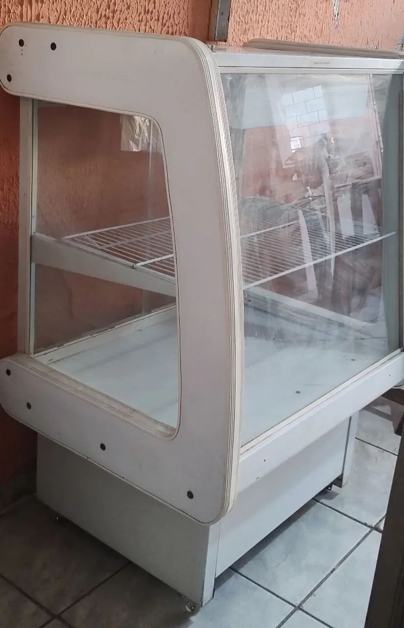 VENDO EXPOSITOR VITRINE DE SALGADOS BEM CONSERVADO  - Foto 3