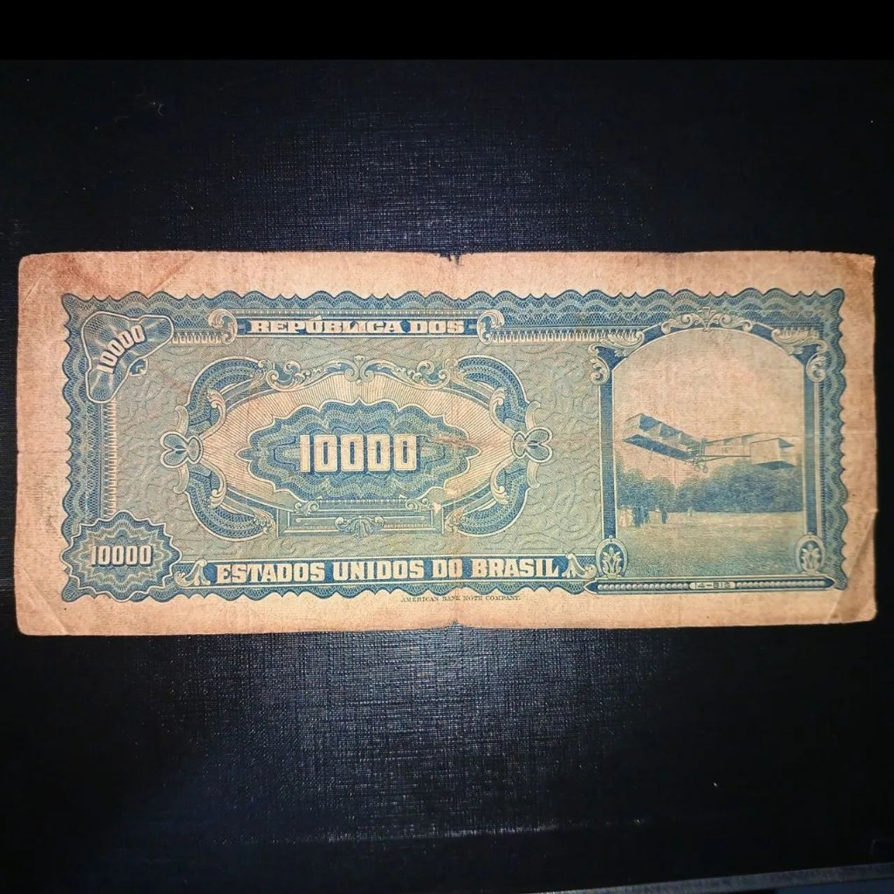 Cédula 10 Mil Cruzeiros / 10 Cruzeiros Novos - Santos Dumont - Foto 3