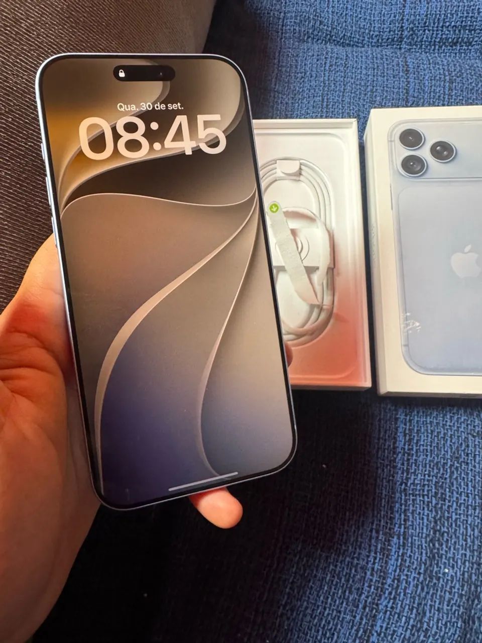 IPHONE 18 PRO MAX GLACIAL 256GB COM CAIXA E NOTA SEM USO PRATICAMENTE PASSO CARTÃO OK 