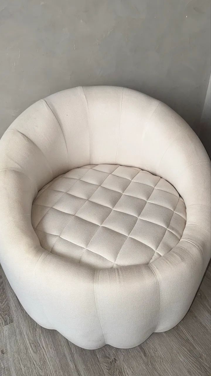 Poltrona orgânica em linho  - Foto 2