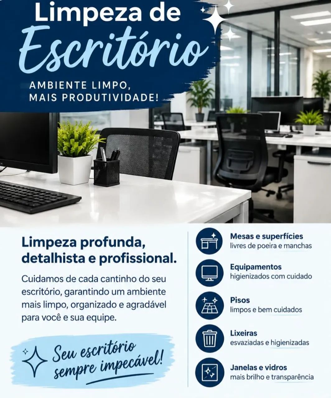 Limpeza escritório 