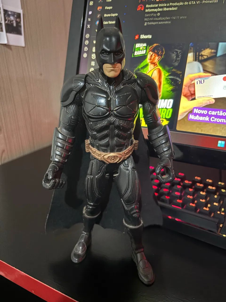 Boneco Batman Cavaleiro das Trevas ORIGINAL MATTEL 2011 - Foto 3