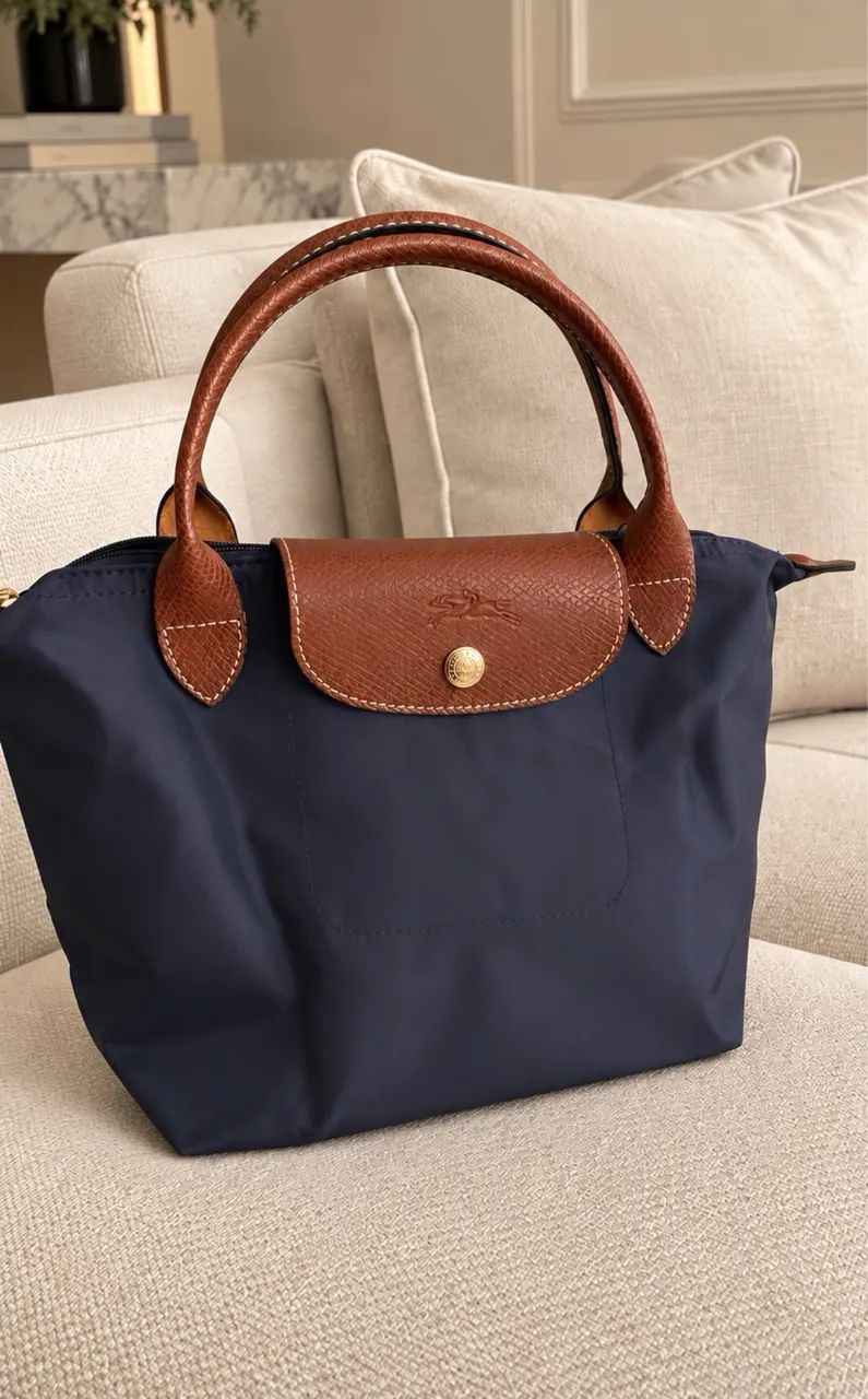 Bolsa LONGCHAMP P azul marinho 
