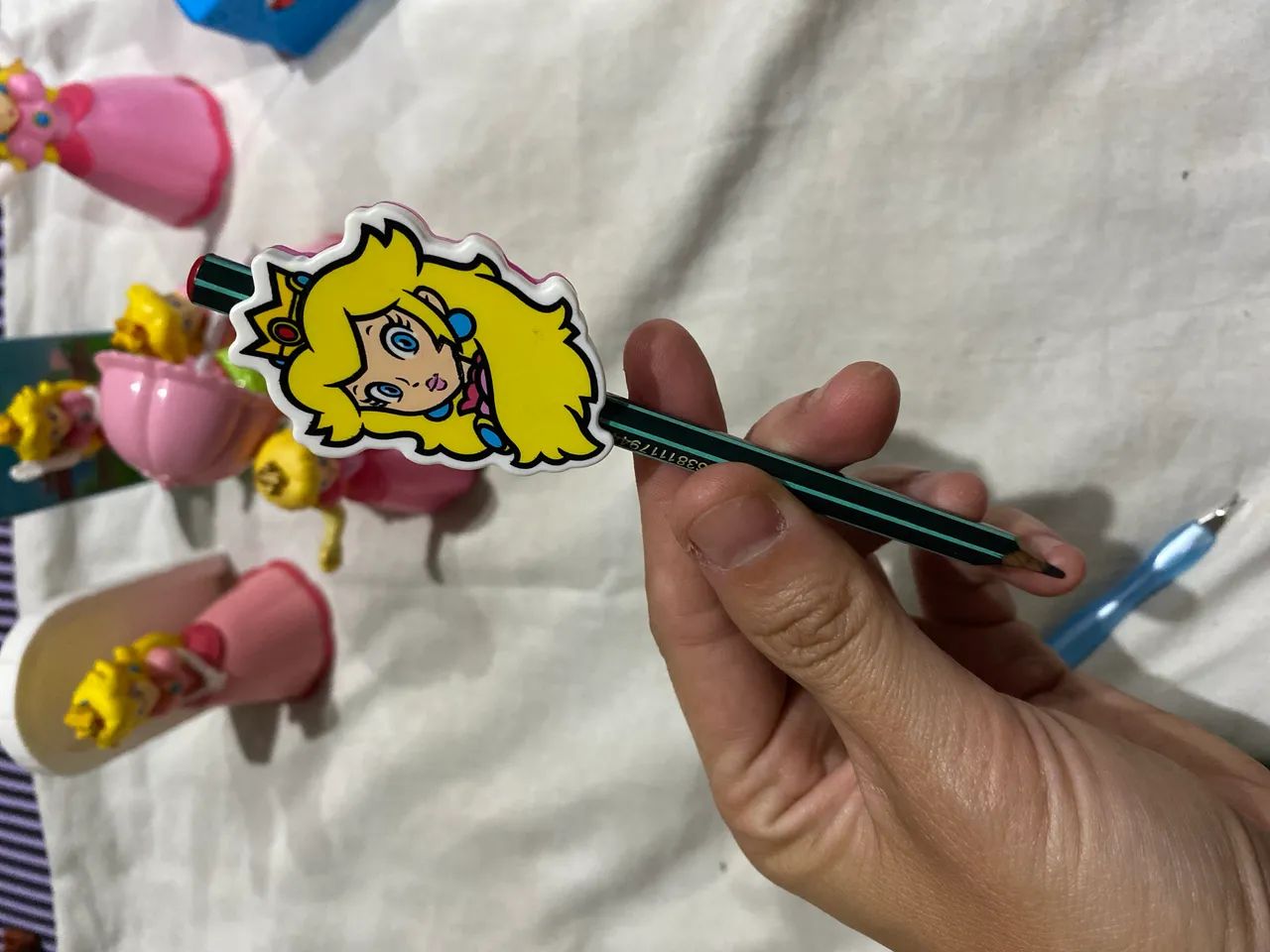 Princesa peach miniaturas super mario Mc Donalds kit - Foto 2