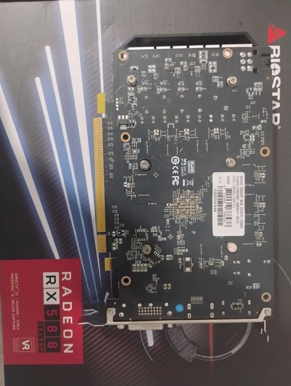 Rx580 2048sp defeito na Vbios - Foto 2