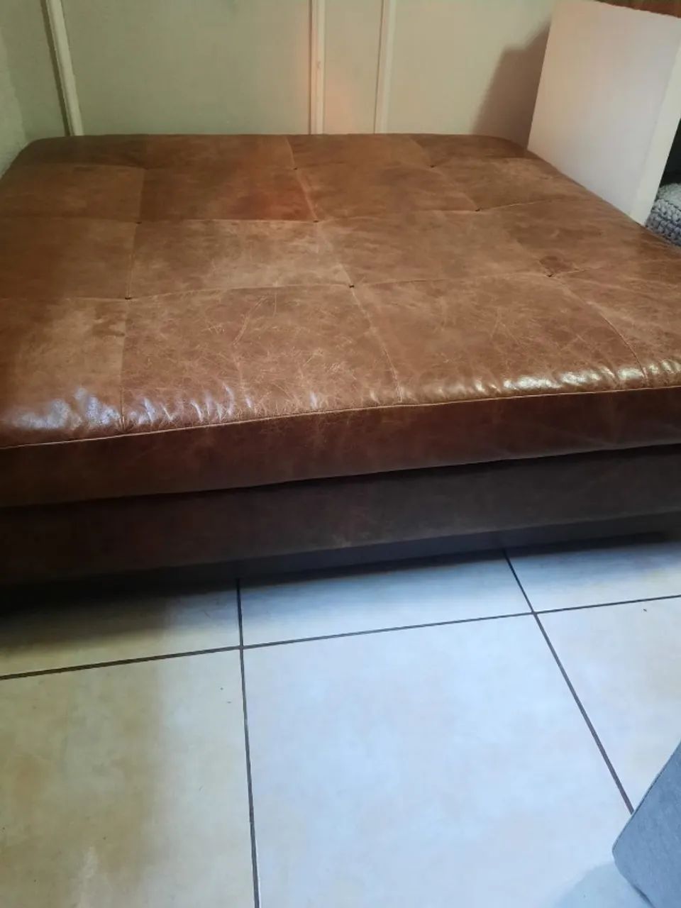 Puff de Couro - Foto 3