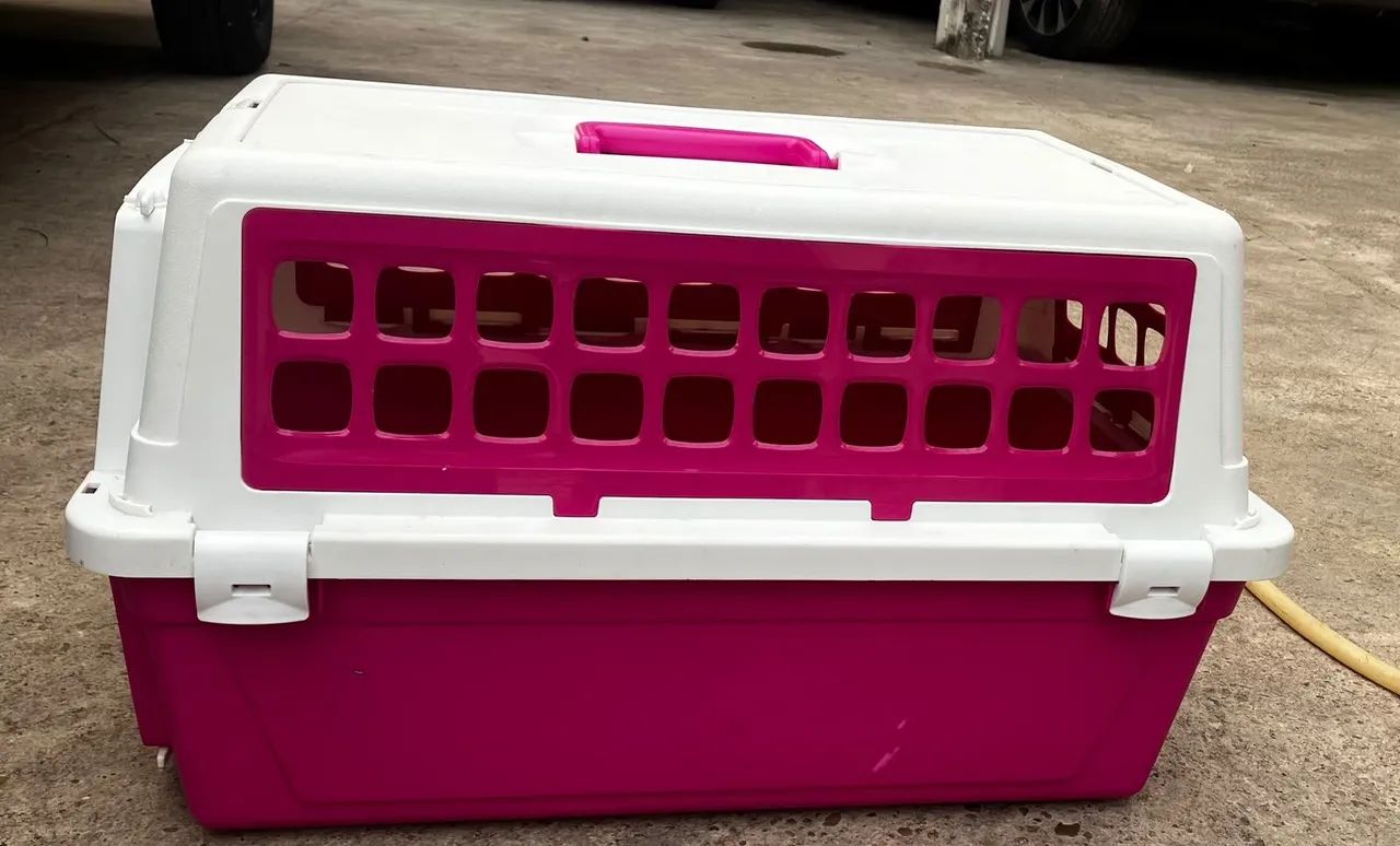 Caixinha de transportar cachorro e gato - Foto 3