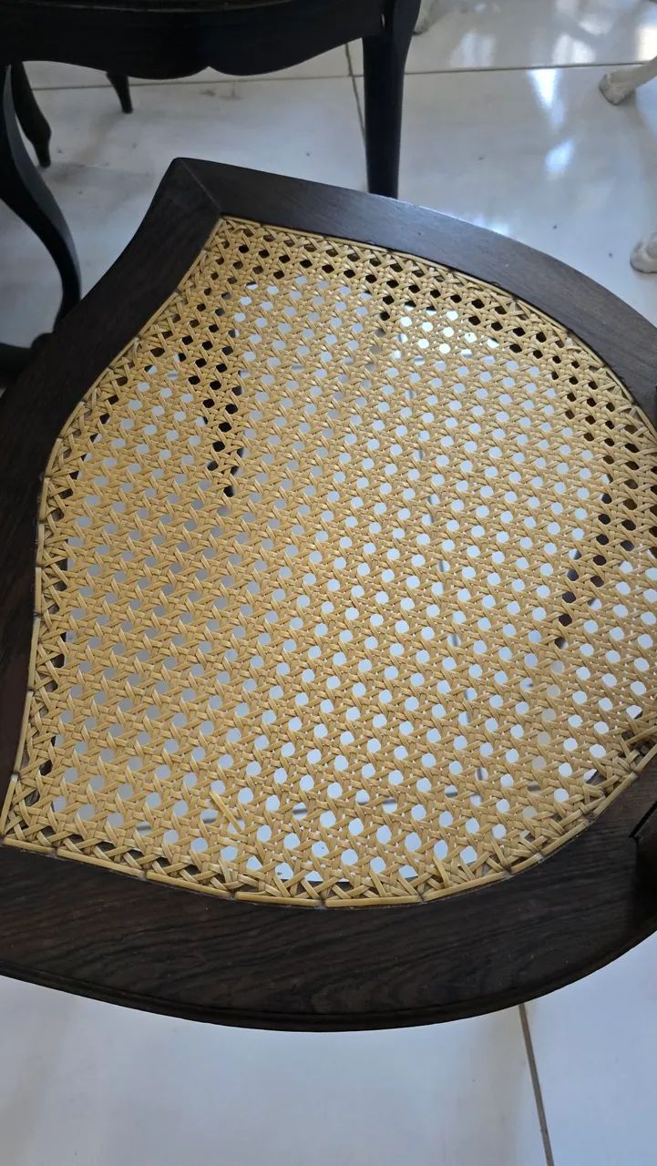 Mesa Antiga em Jacarandá com 6 cadeiras - Foto 5