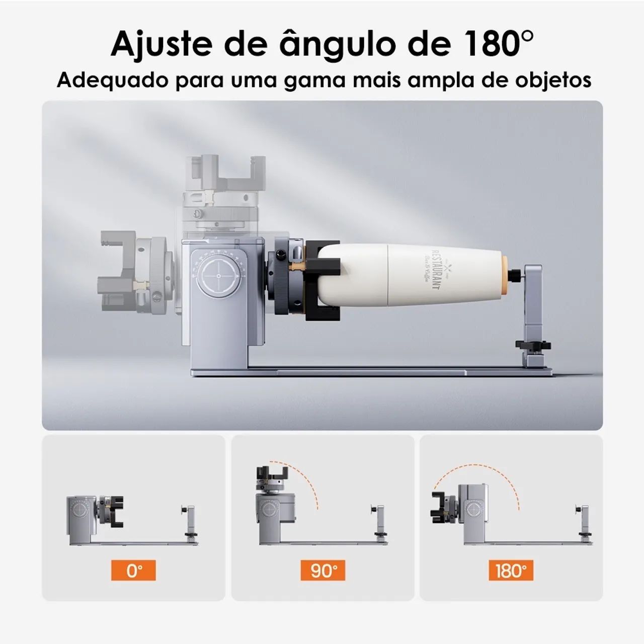 Mandril Eixo Rotativo AlgoLaser - Foto 4