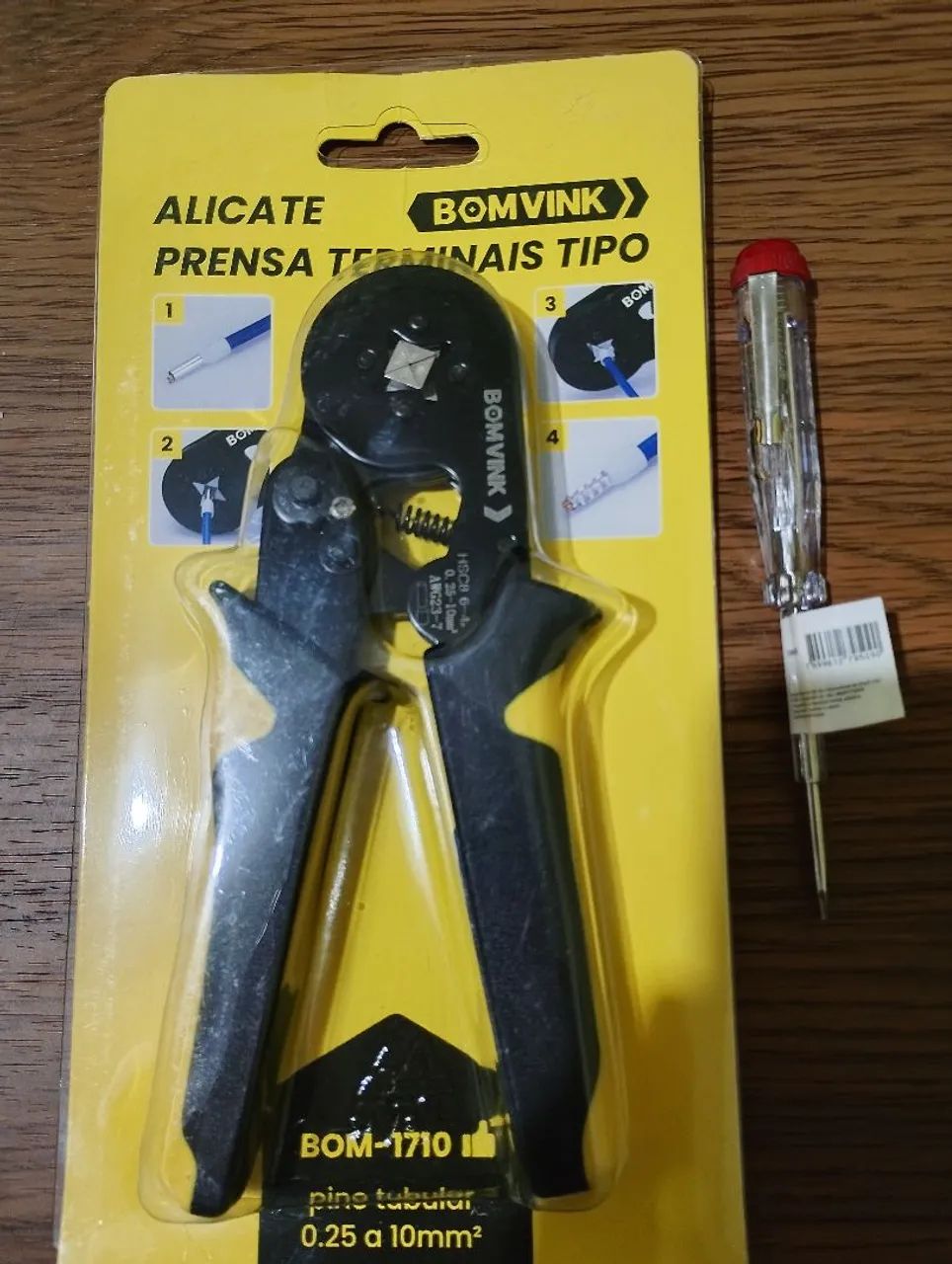 Alicate grimpador mais chave teste