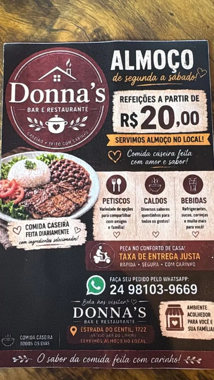 Restaurante pertinho de você ?