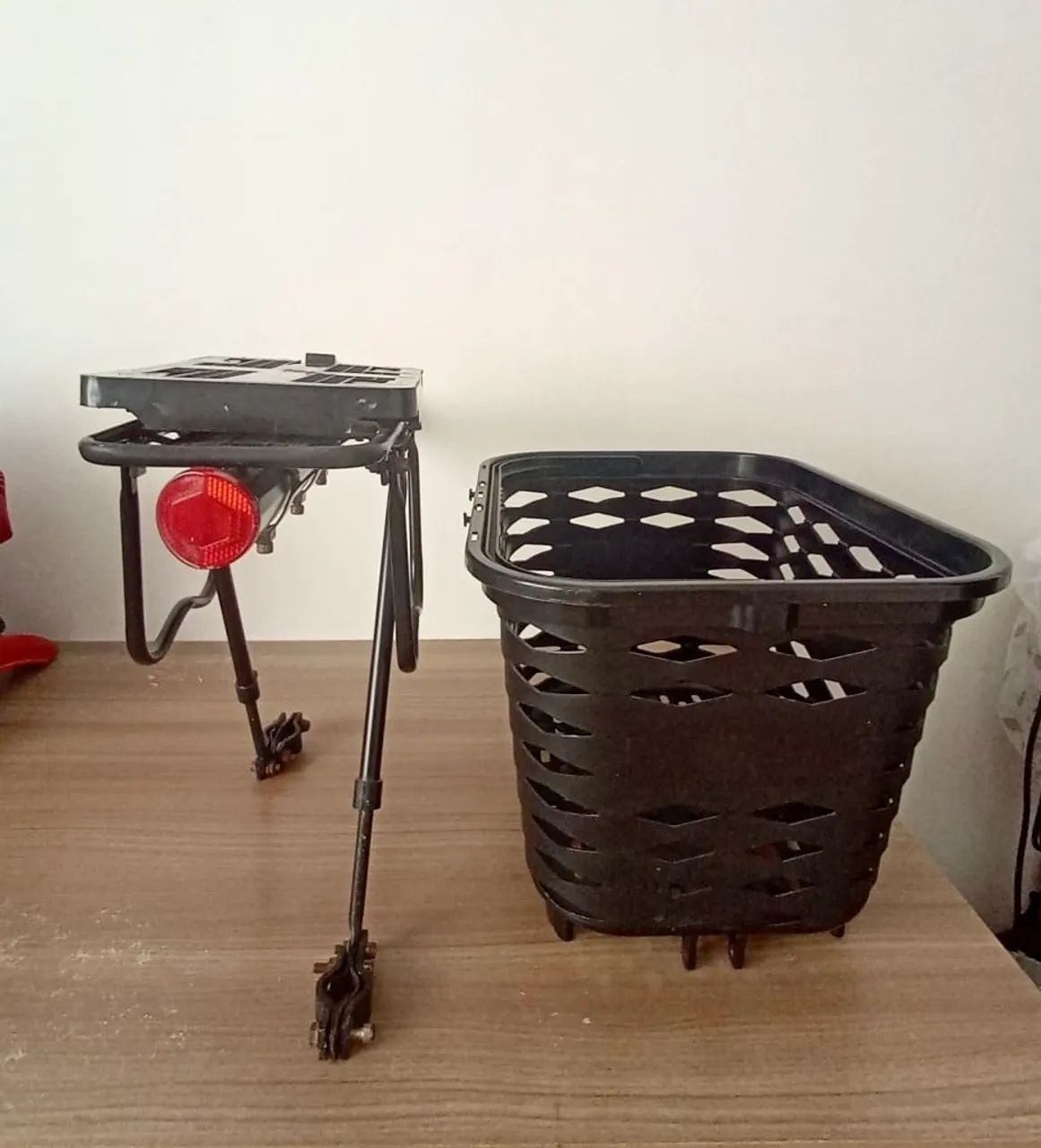 Bagageiro + Cesta para Bicicleta - Foto 3