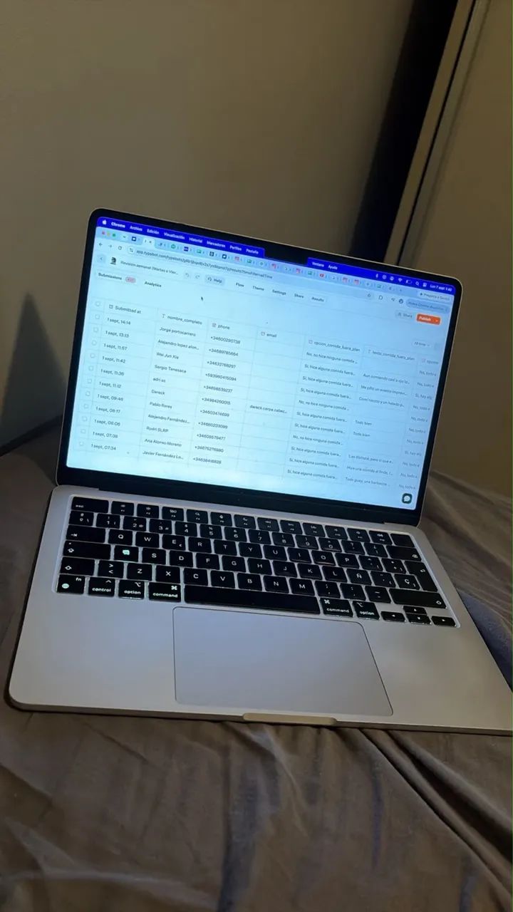 Macbook air M3 13 - 8GB RAM 256SSD
