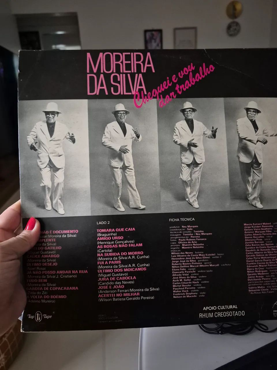 Disco vinil de Moreira da Silva - cheguei e vou dar trabalho  - Foto 4
