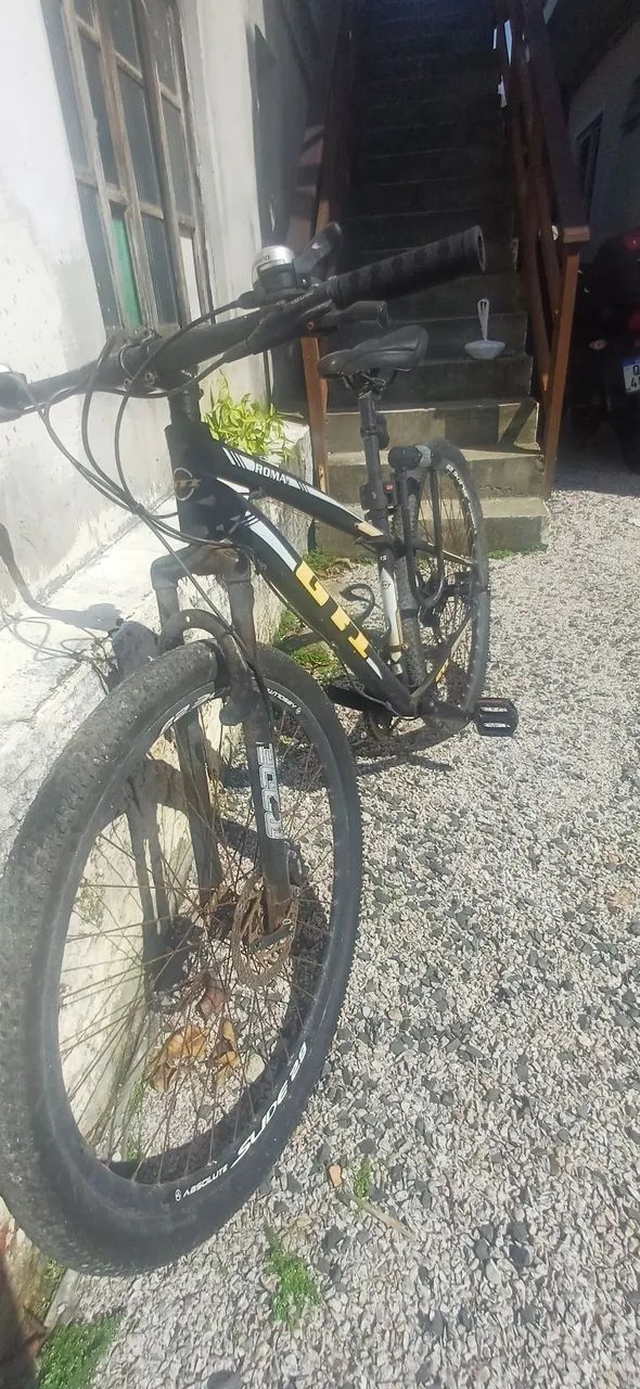 Bicileta GTI aro 29 freio a disco e suspensão hidráulica - Foto 4