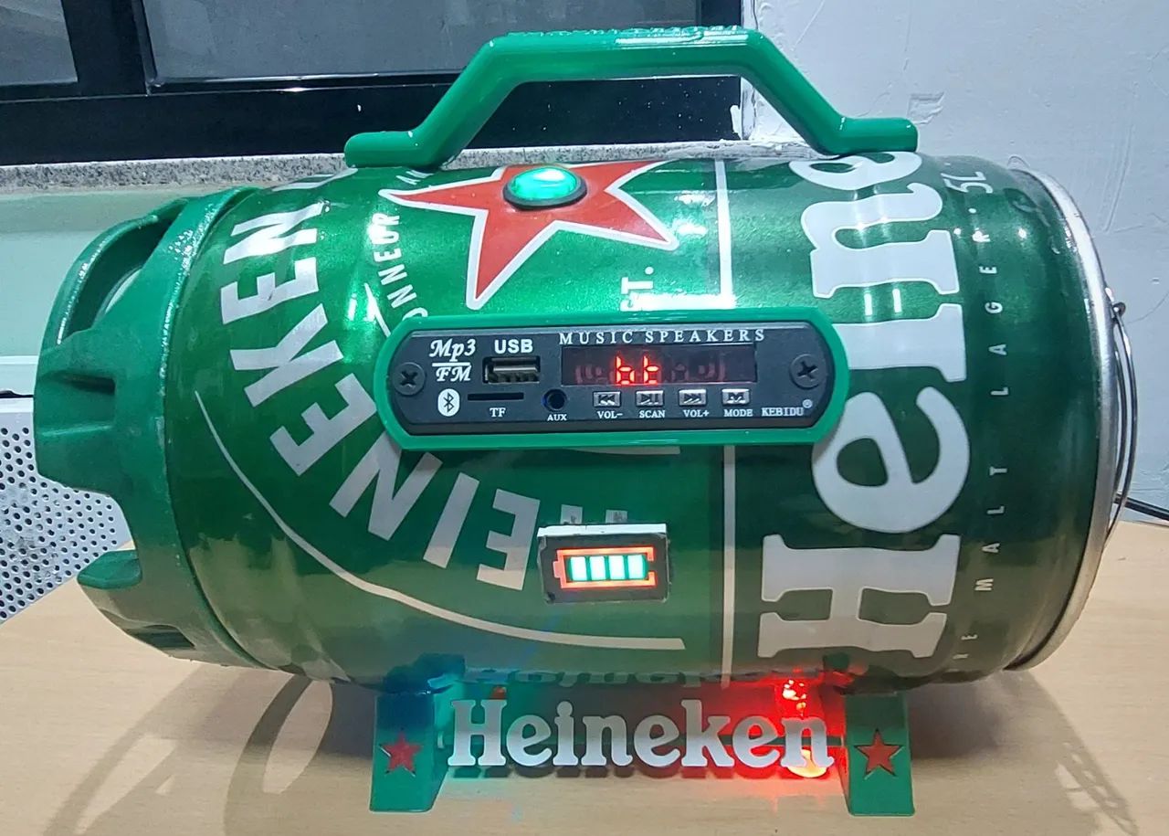 CAIXA DE SOM BARRIL HEINEKEN  - Foto 5