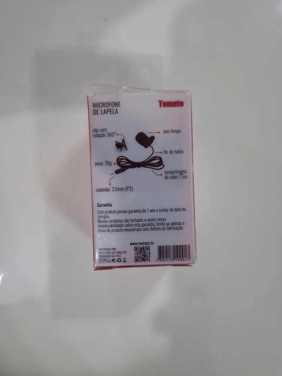 Microfone de Lapela Tomate 403953436717240322