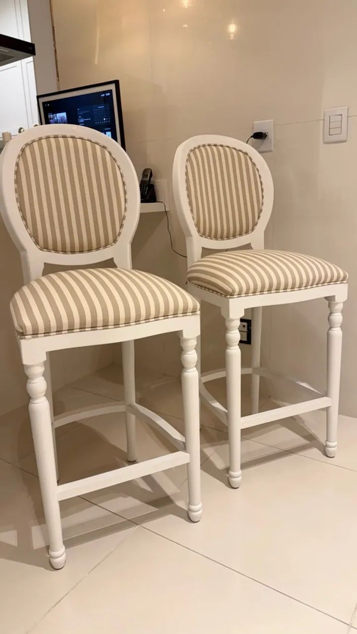 Par de banquetas altas