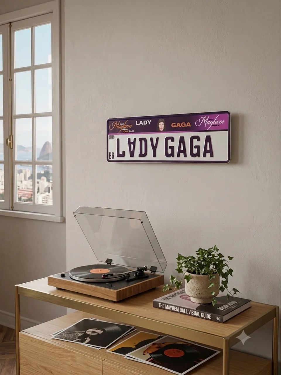 Placa Lady Gaga Mayhem Ball Tour 2025 - Foto 2