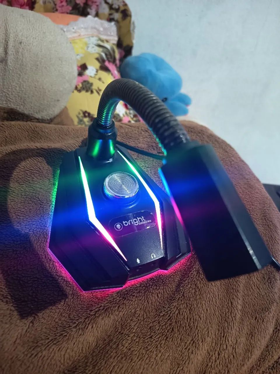 Microfone gamer de mesa ajustável  - Foto 2