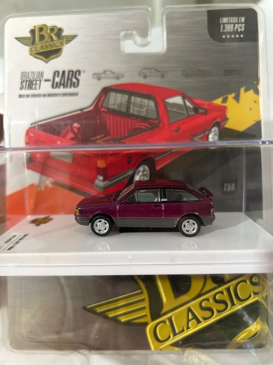 Volkswagen Gol GTS - Séries 5 - Vermelho Styllus - 1/64 - Br Classics
