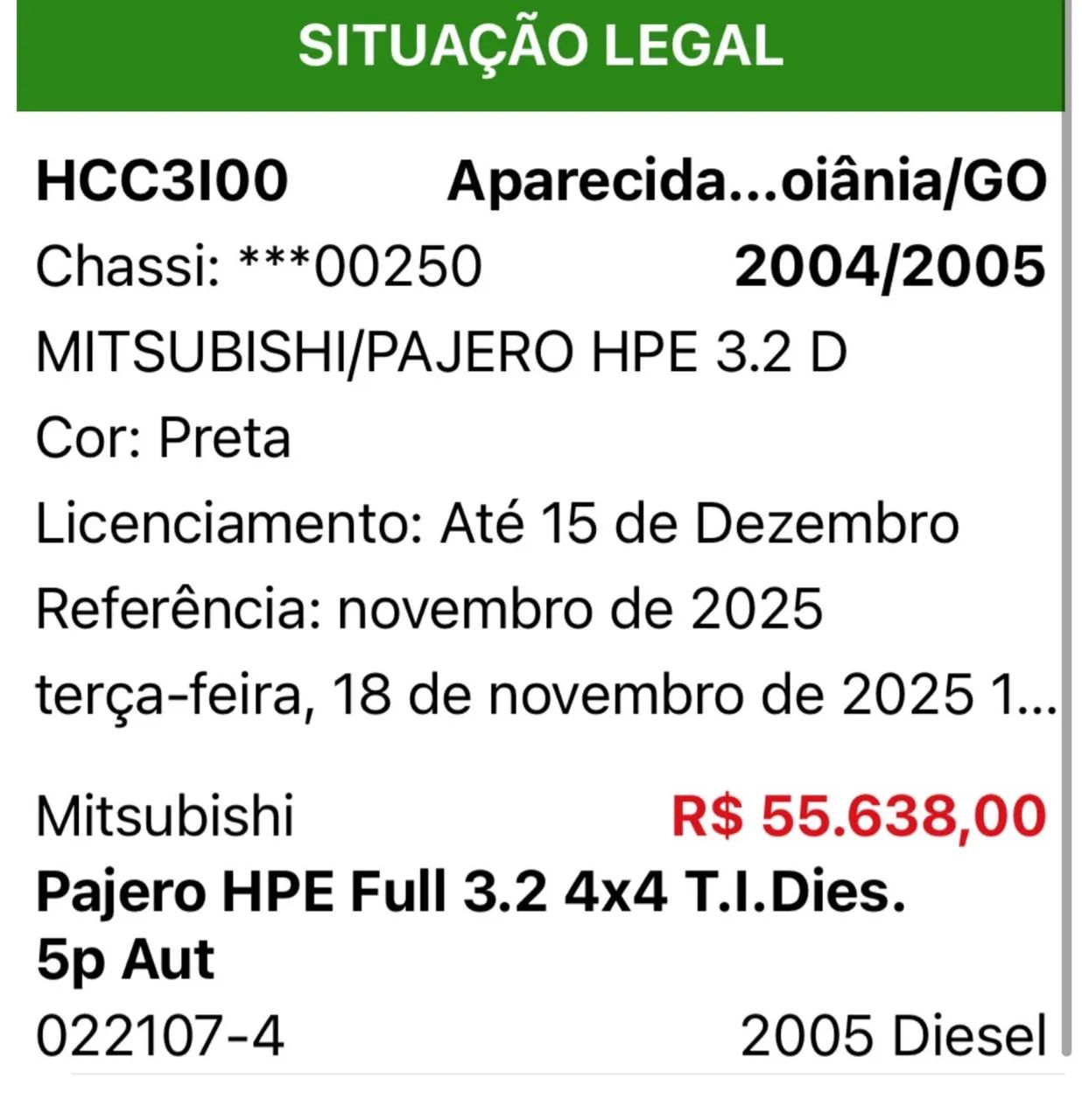 Mitsubishi Pajero Sport 2005 Usados e Novos