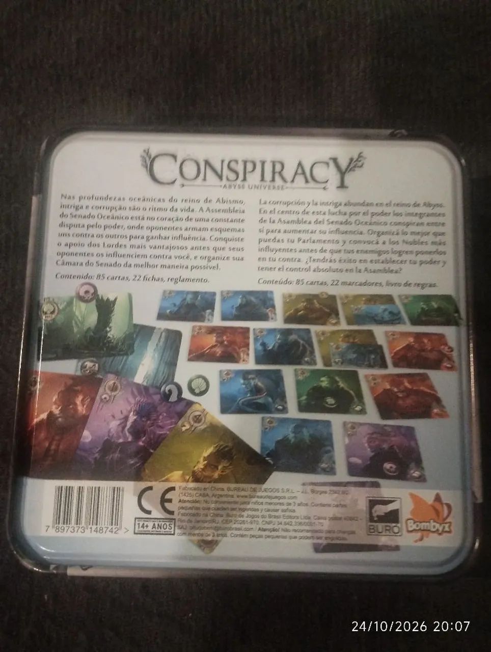 Boardgame Conspiracy - Lata Amarela  - Foto 2