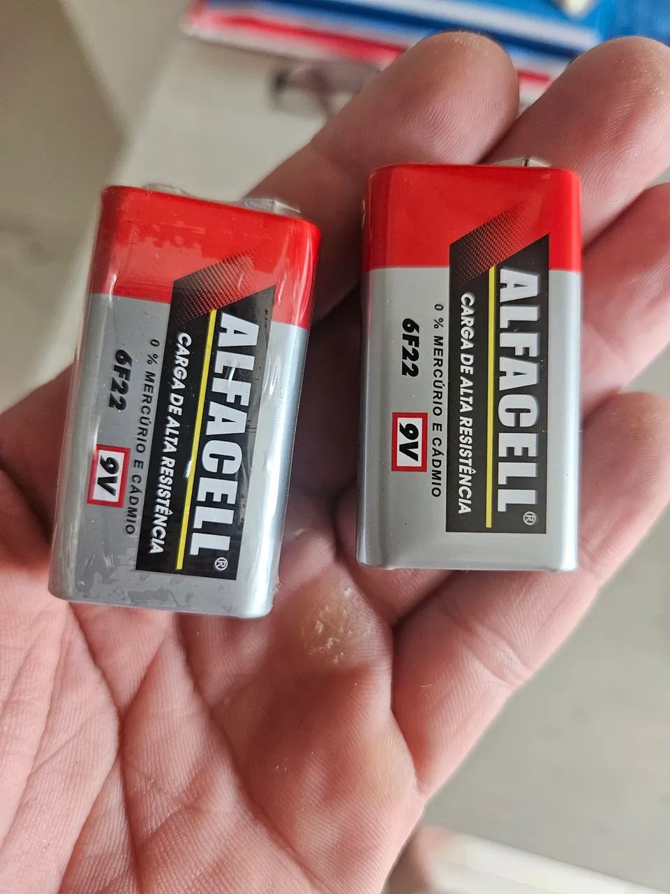 Pilha d2 grande e bateria 9v - Foto 3