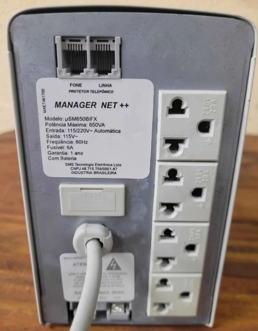 Nobreak Manager Net 600VA SMS - Foto 3