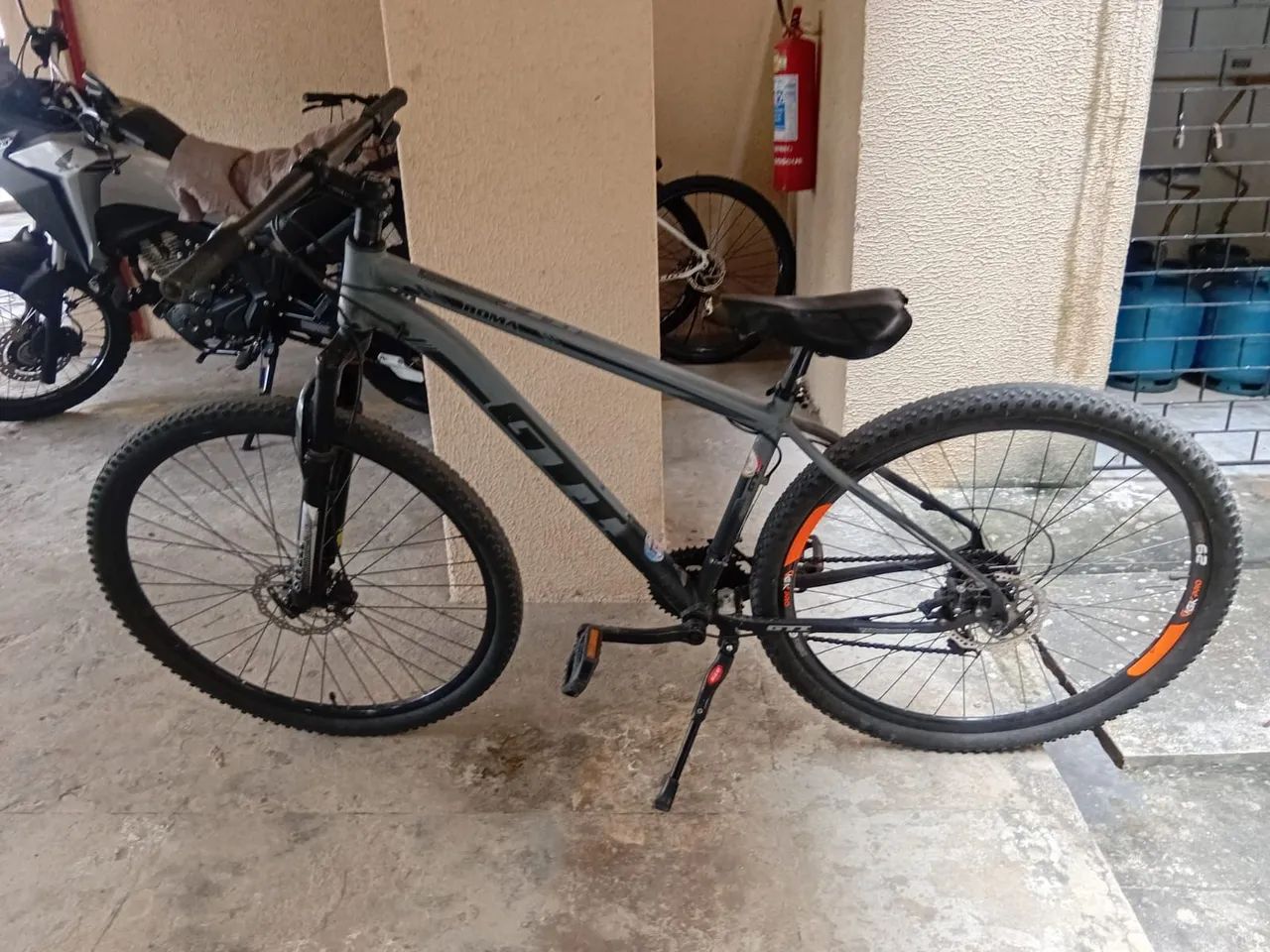 Bicicleta GTI Cinza/preta 
