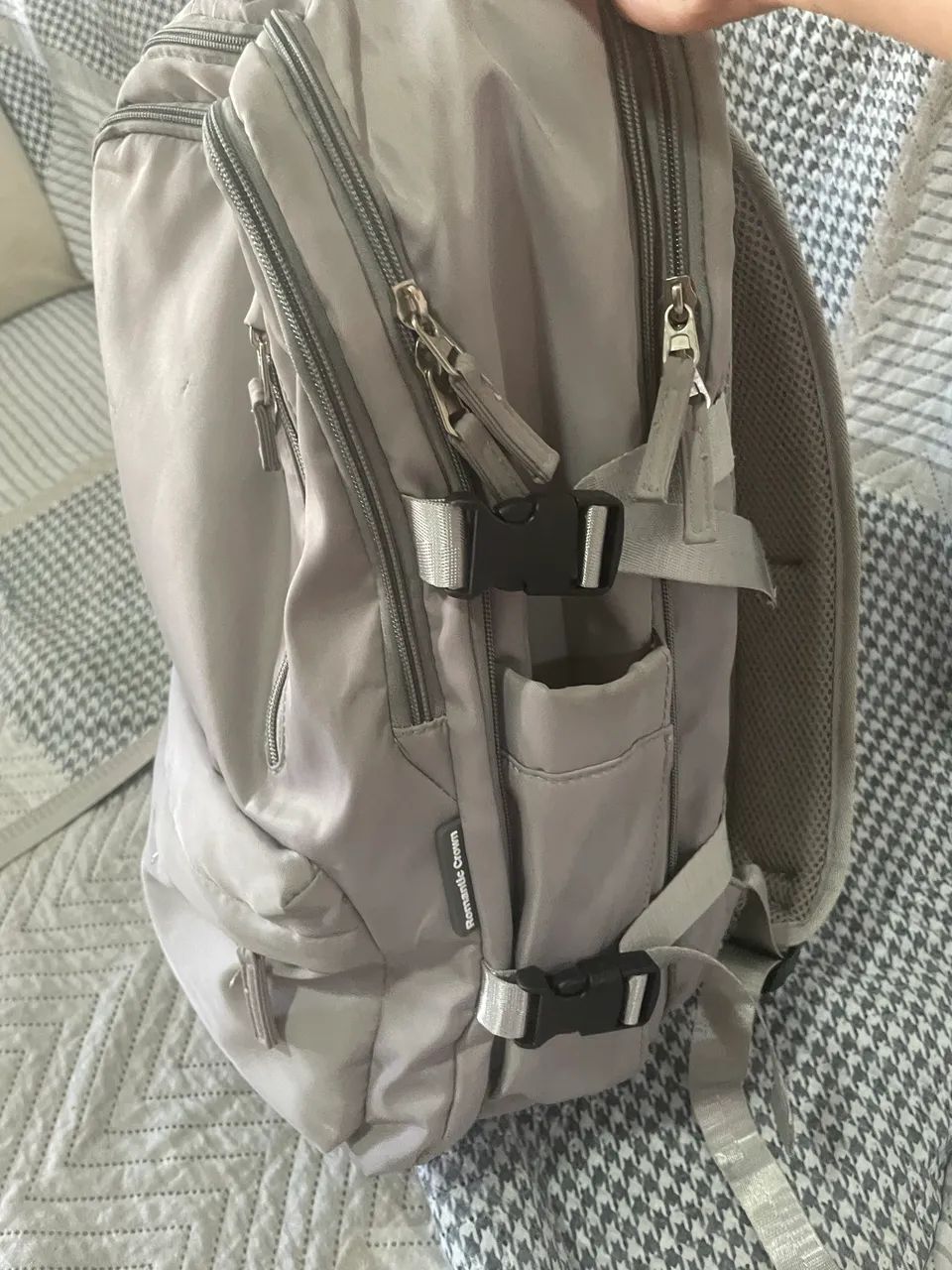 Mochila cinza - Foto 4