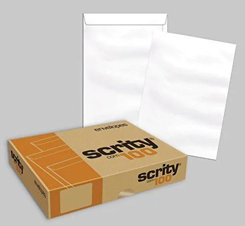 Envelope Saco Off Set Branco SOF723 162X229 Scrity 100 Unidades - Foto 2