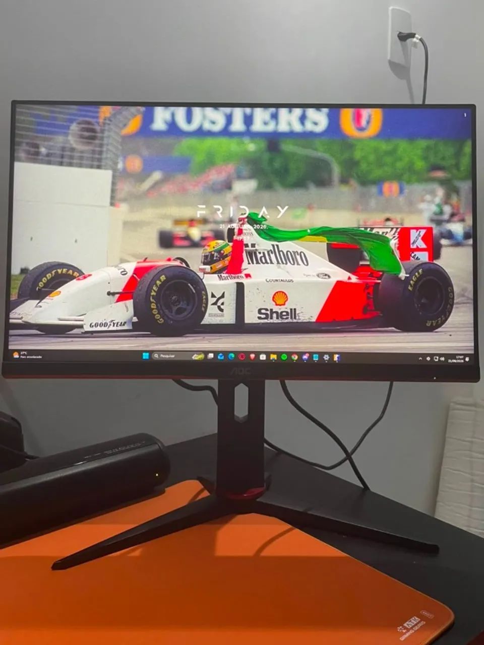 Monitor Gamer AOC 144hz IPS novíssimo