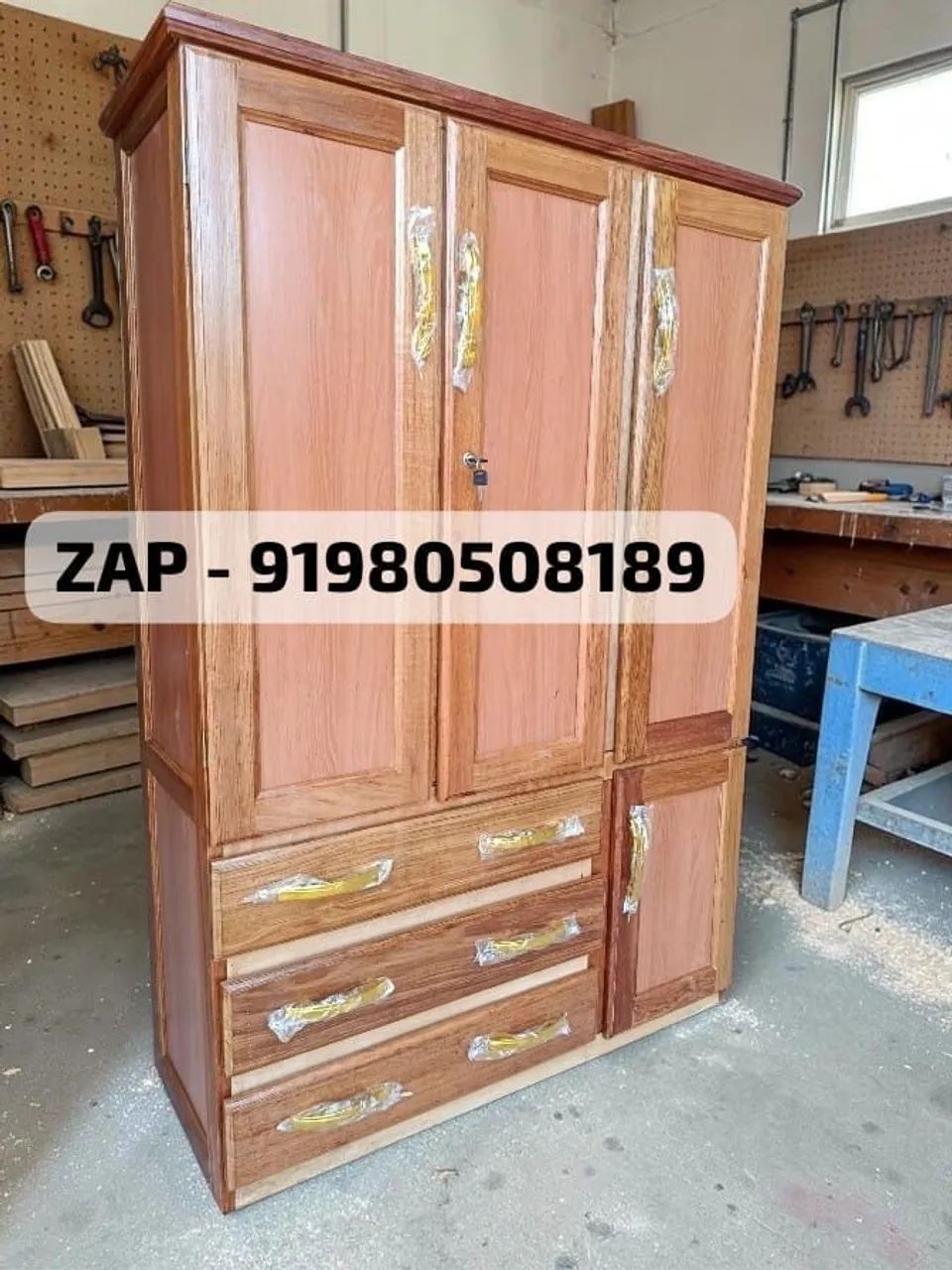 Guarda roupa de solteiro 3 PORTAS NOVO  - Foto 4