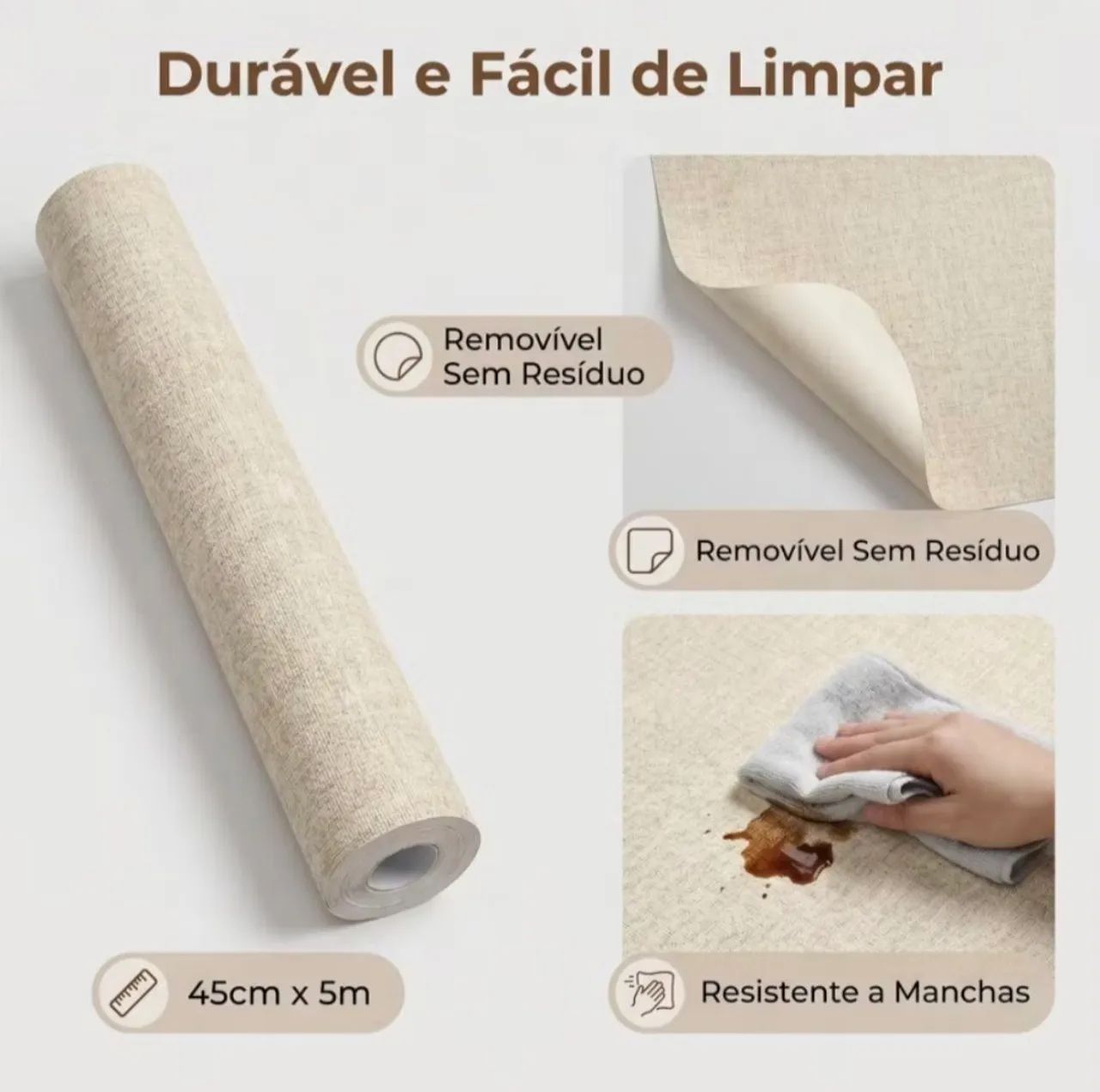 Papel de parede Linho - Foto 2