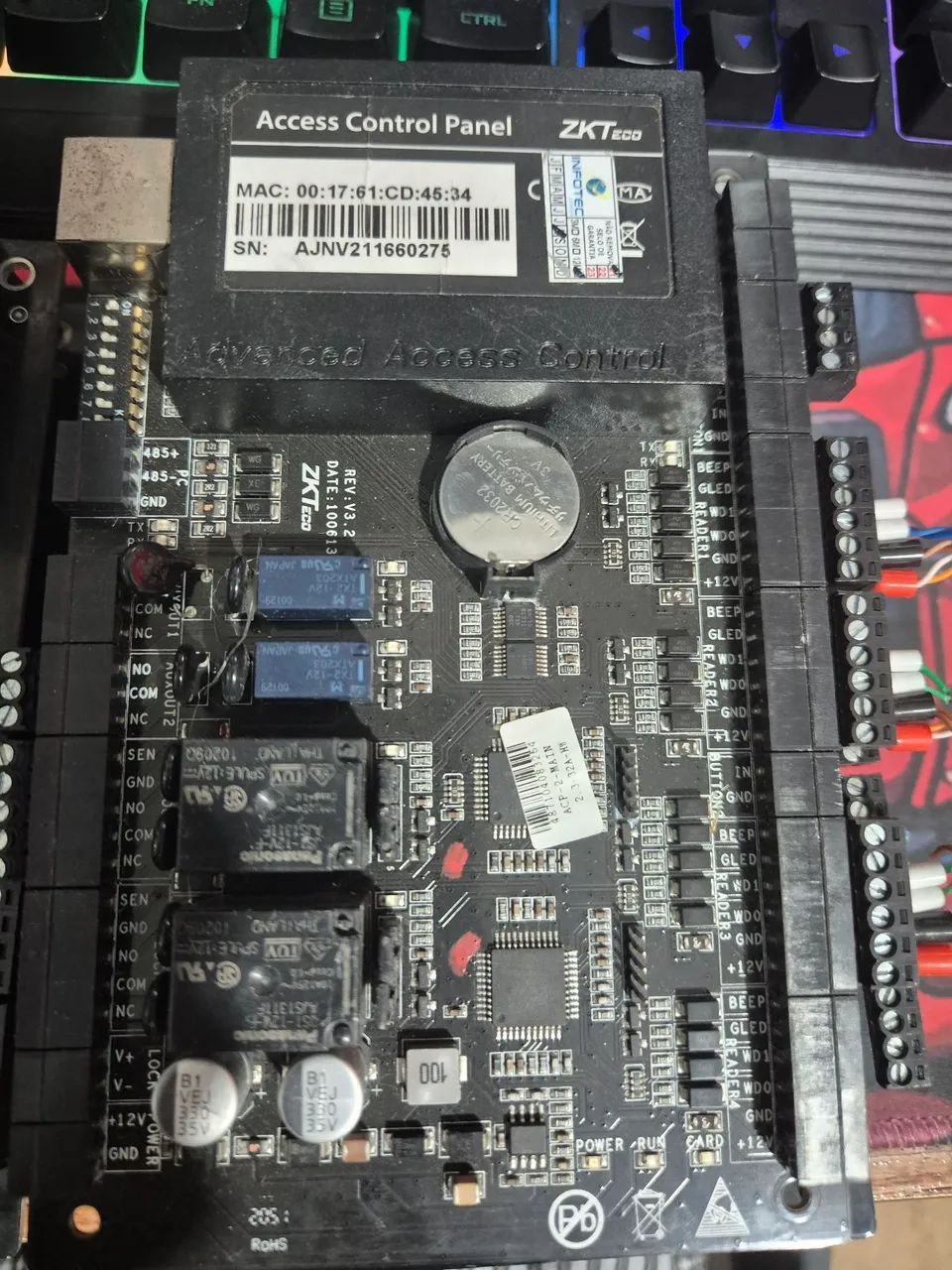 Controladora de acesso zkteco