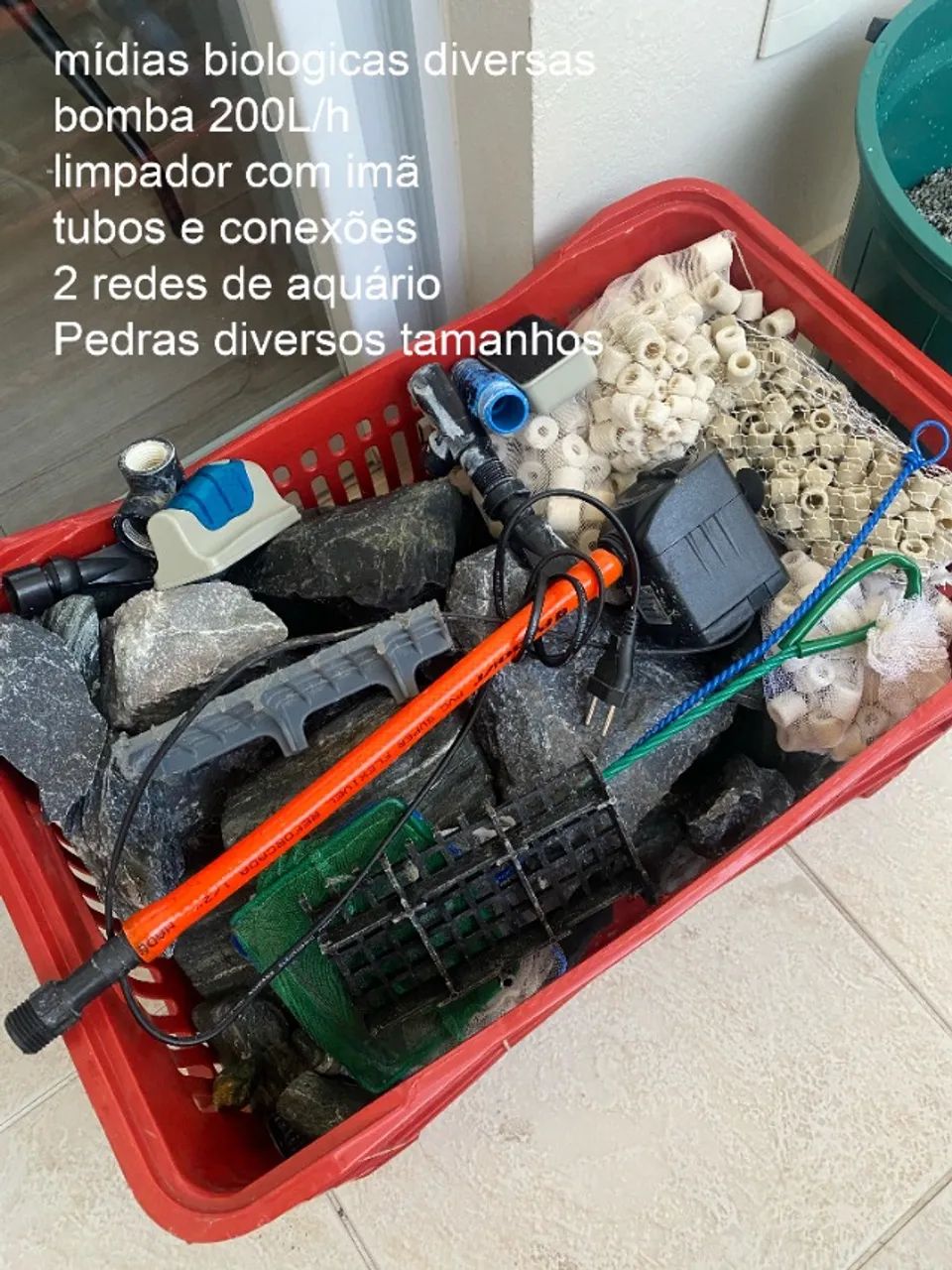 Aquário 200 litros com sump traseiro - completo - pleno funcionamento - montar e usar  - Foto 5