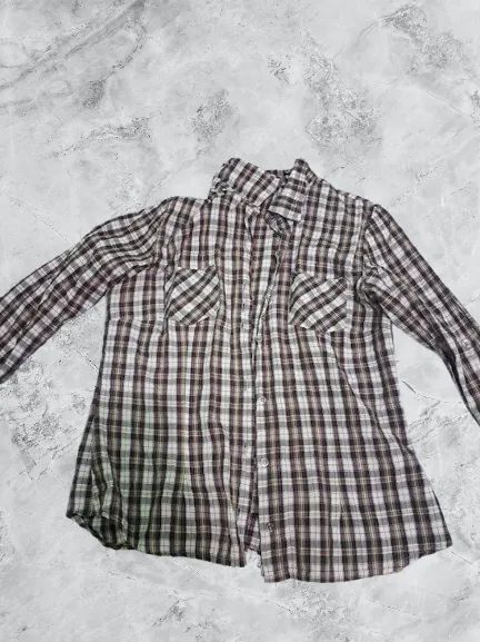 blusa manga longa xadrez - Foto 2