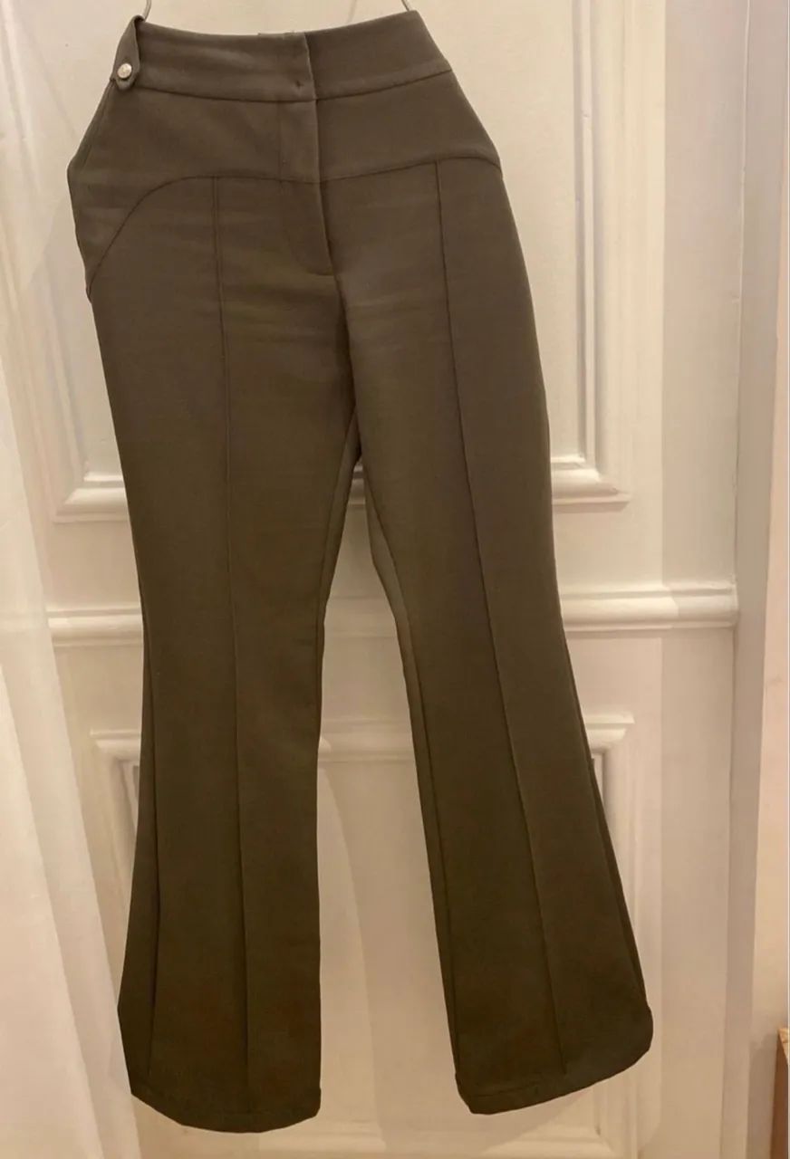 calça skunk verde musgo 36 - Foto 2