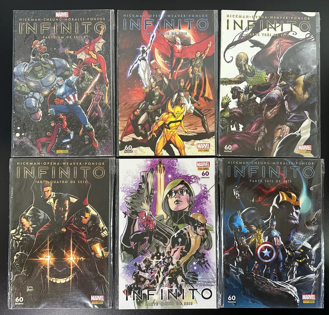 Saga Infinito Marvel Coleção