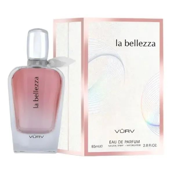 Perfume La Bellezza Vurv (Lattafa), Eau de Parfum feminino 85ml.